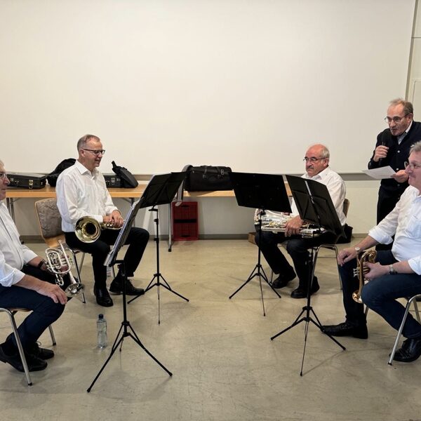 Das Brass-Band-Quartett STEKLUWA......