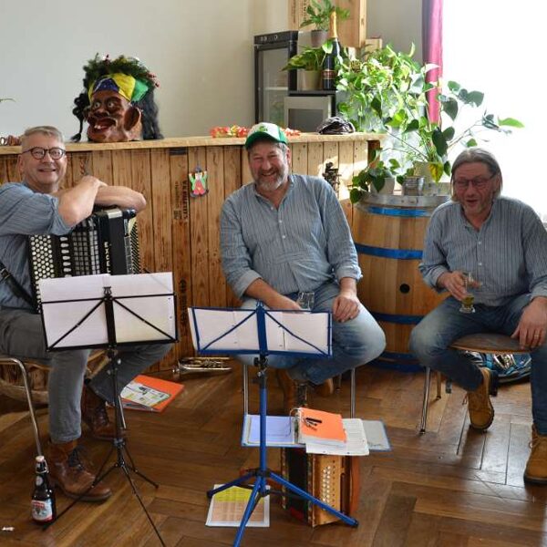 kurze Pause für die Musiker