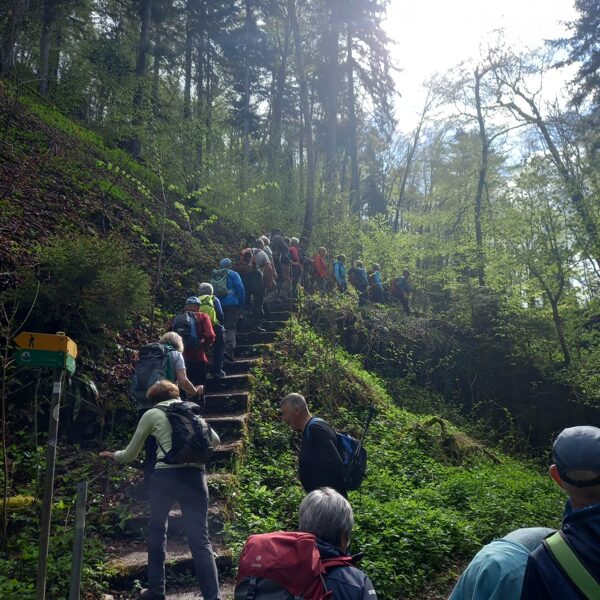 noch mehr Treppen hoch!