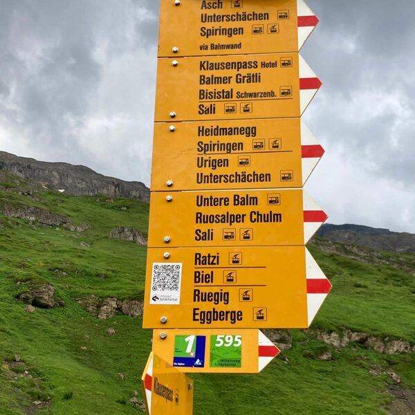 hilfreiche Wandertafeln