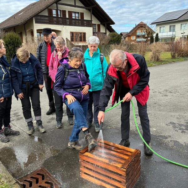 vor dem Egghuusbesuch