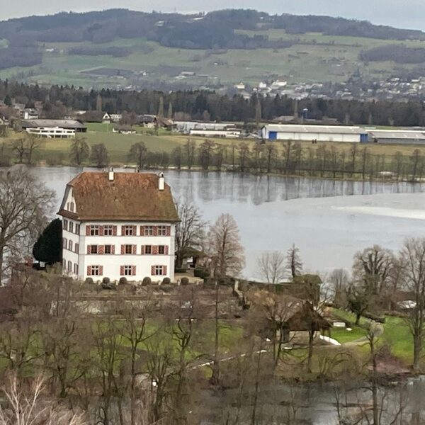 Blick auf Schloss Mauensee