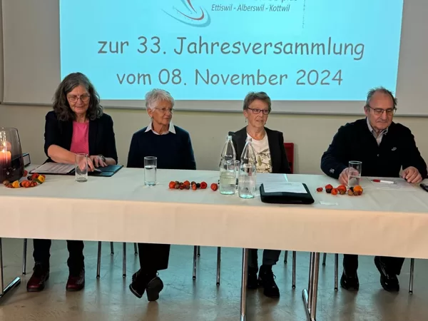 Eröffnung der Jahresversammlung