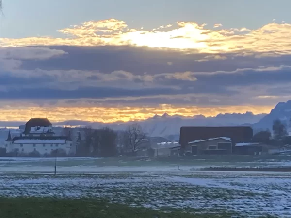Morgenstimmung vor der Wanderung