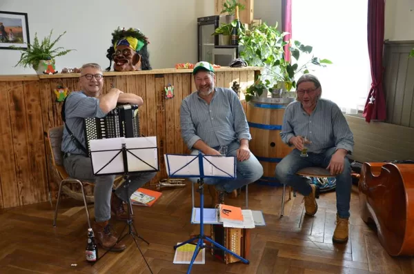 kurze Pause für die Musiker