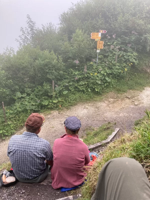 Pause im Nebel!!