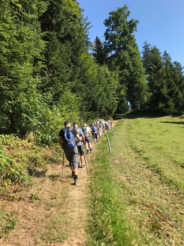 konzentriet auf dem Weg!
