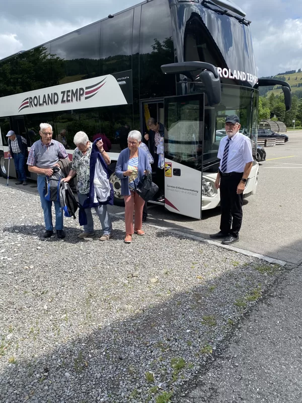 mit Chauffeur Markus Zeller