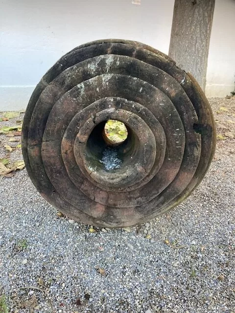 Kunstwerk aus Holz