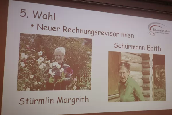 neu gewählte Rechnungsrevisorinnen