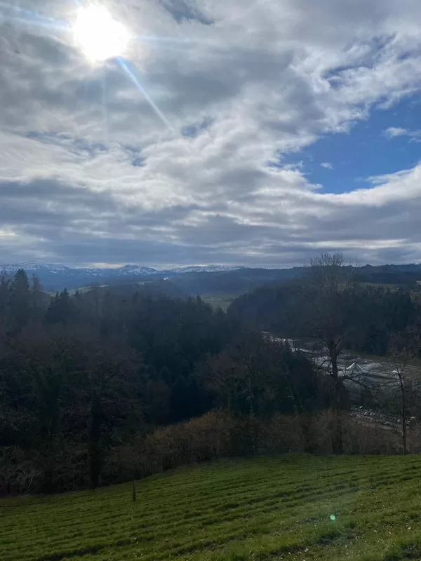 Der Himmel hellt auf...