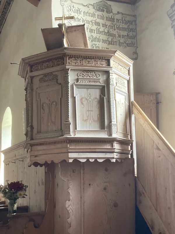 Kanzel in der Kapelle
