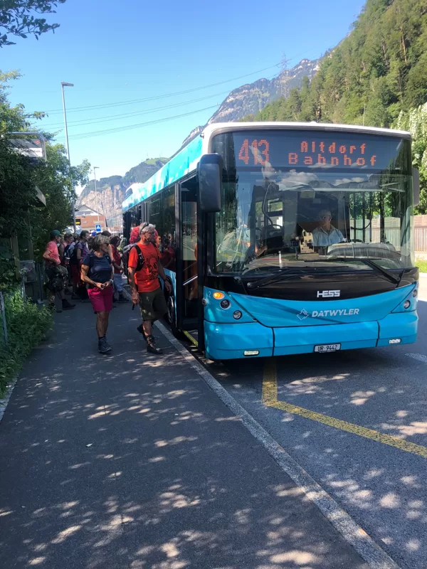 heimwärts mit dem Tellbus