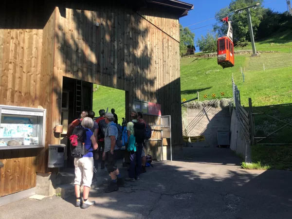 Start in Spiringen mit der Ratzibahn