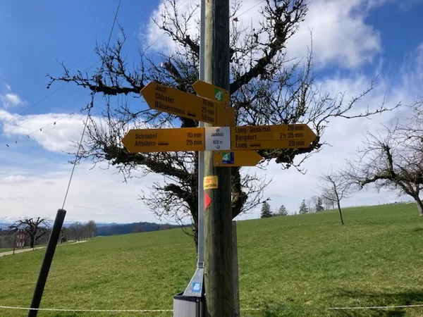 Abstieg in Richtung Affoltern