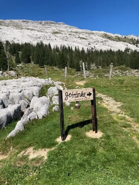 die Getränke sind sehr willkommen
