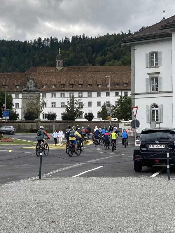 Start in Einsiedeln der Gruppe 1
