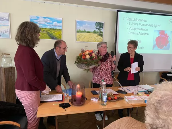 Verabschiedung aus dem Vostand