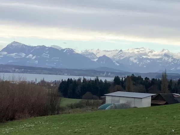 Herrlicher Blick auf die Berge